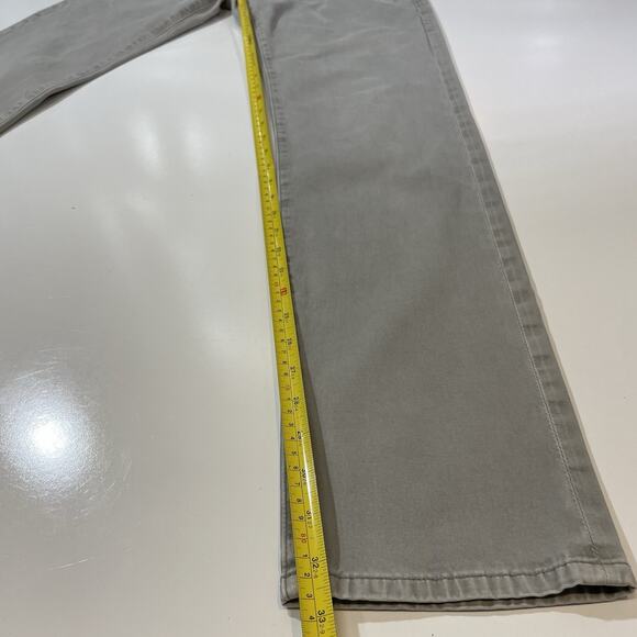 AG Adriano Goldschmied Men’s Pants Gray Jeans Relaxed Straight Leg 30x34 - Picture 3 of 8